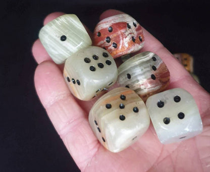 GREEN ONYX DICE