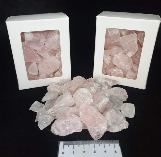 ROSE QUARTZ CHIP BOXES