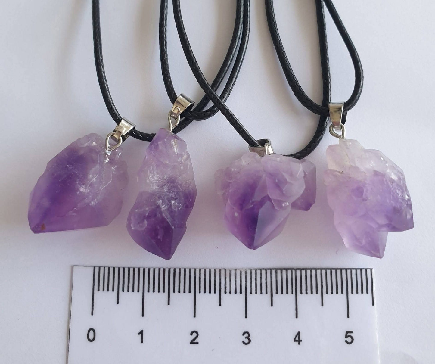 AMETHYST FLOWER NECKLACE