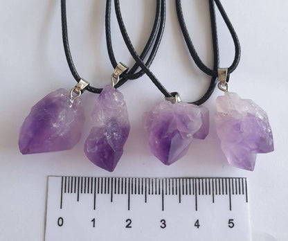 AMETHYST FLOWER NECKLACE