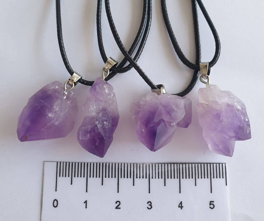 AMETHYST FLOWER NECKLACE