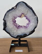 AMETHYST PORTAL ON METAL STAND