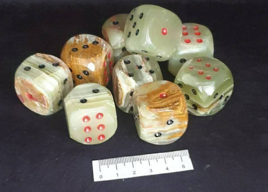GREEN ONYX DICE