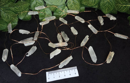 CLEAR QUARTZ FAIRY LIGHTS