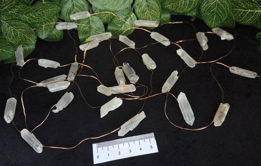 CLEAR QUARTZ FAIRY LIGHTS