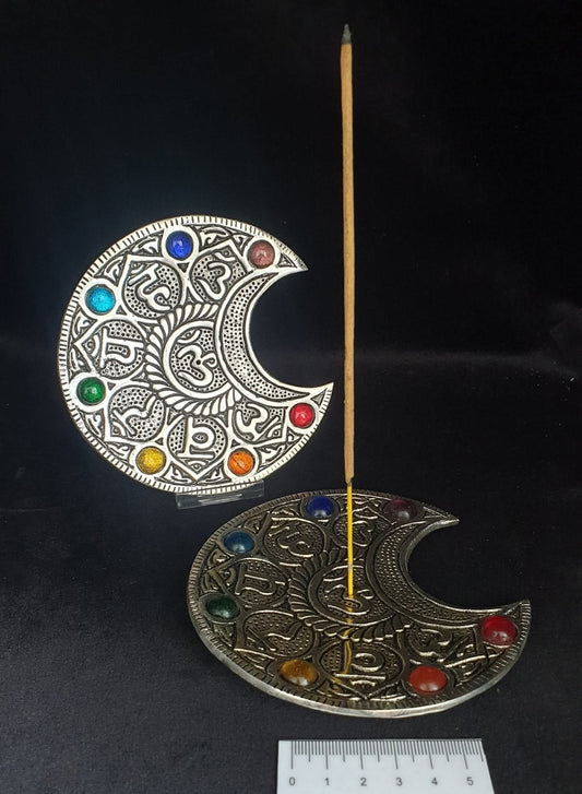OM CHAKRA MOON INCENSE HOLDERS