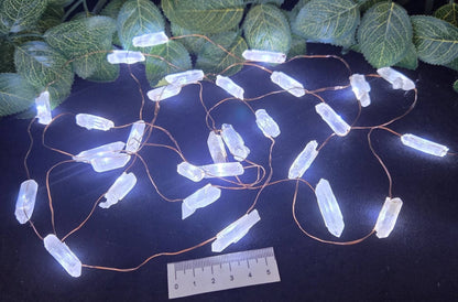 CLEAR QUARTZ FAIRY LIGHTS