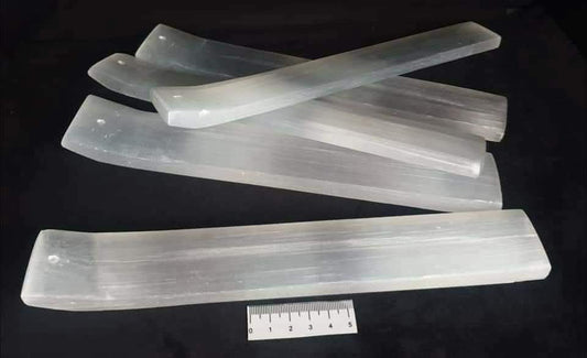SELENITE INCENSE HOLDERS