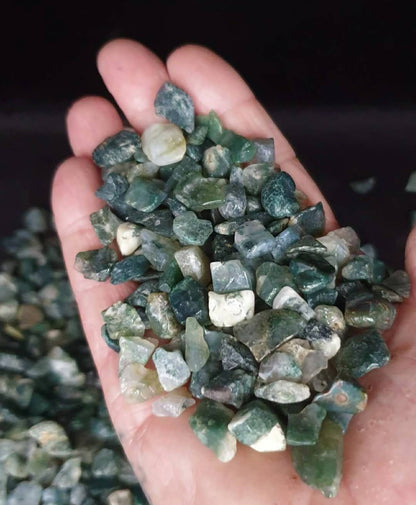 MOSS AGATE CHIPS