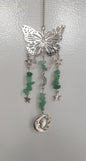 BUTTERFLY & GREEN AVENTURINE SUN CATCHERS