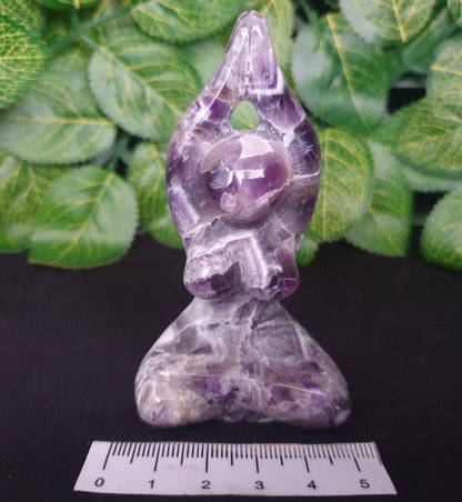 CHEVRON AMETHYST YOGA GODDESS