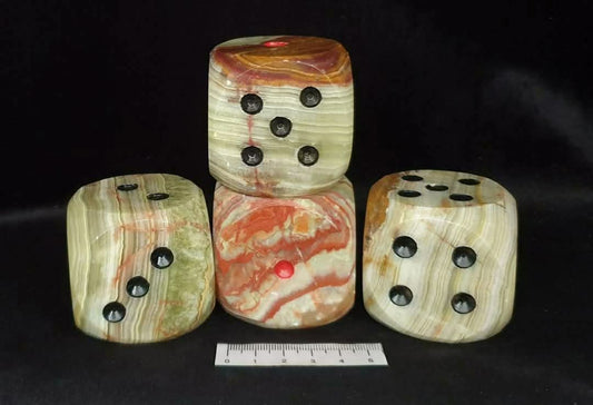 GREEN ONYX DICE