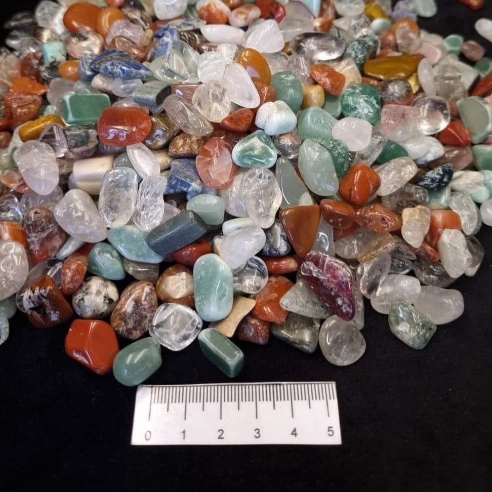 Assorted Mixed Chip Tumbles Polished - 1kg