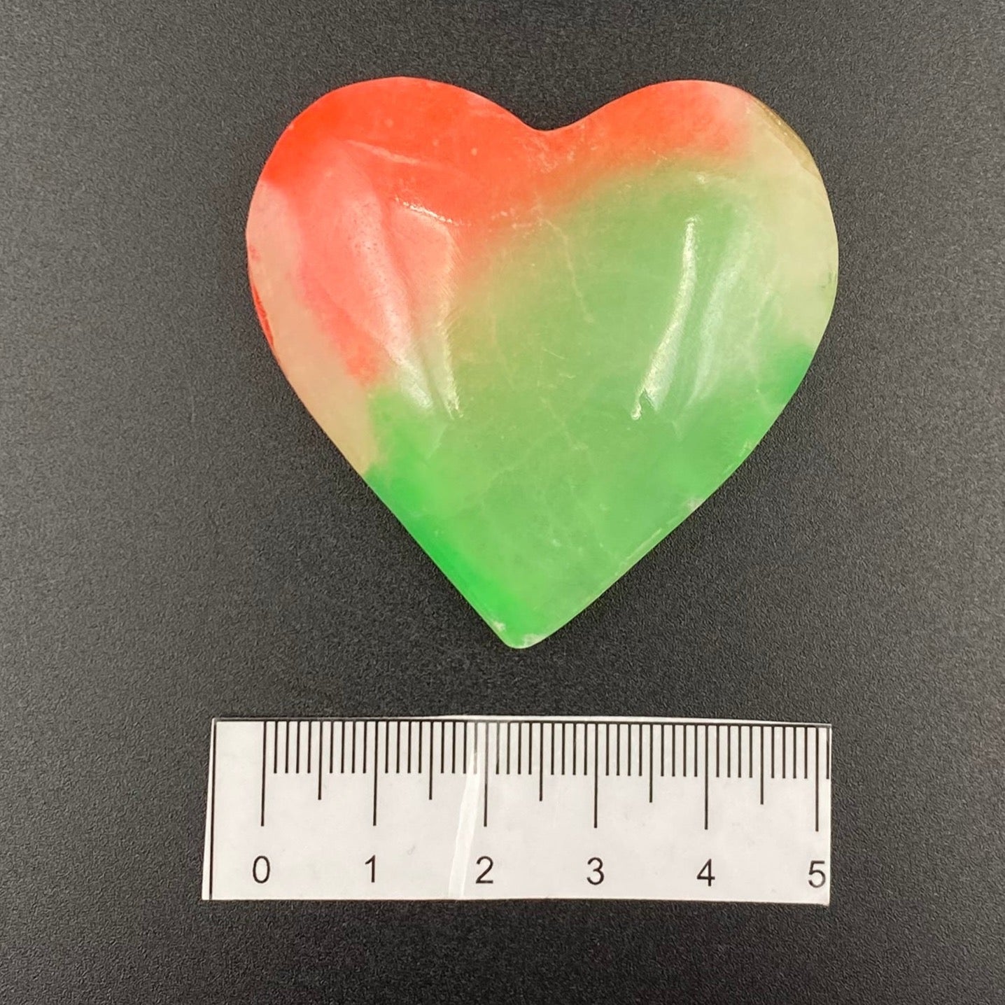 Dyed Onyx Heart