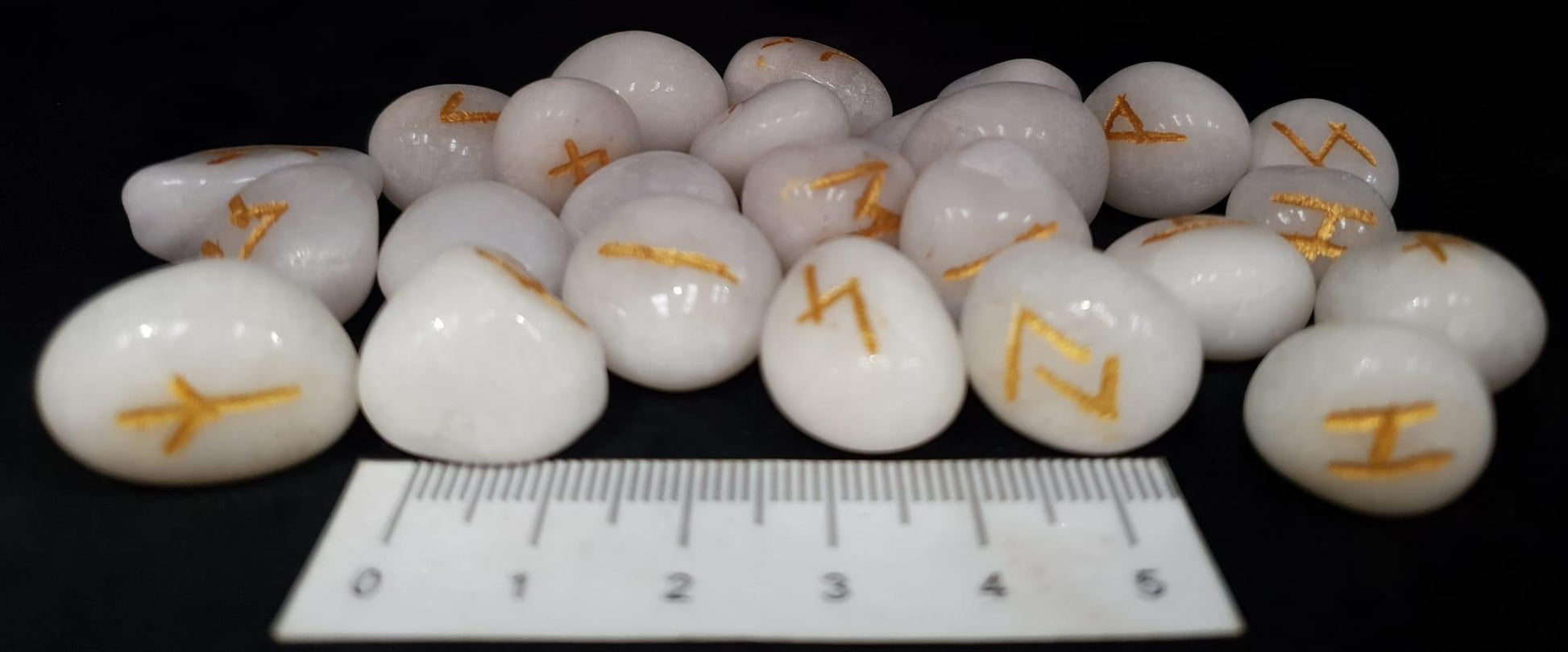 Snow Quartz Rune Tumbles - 1kg – Crystal World Wholesale Group