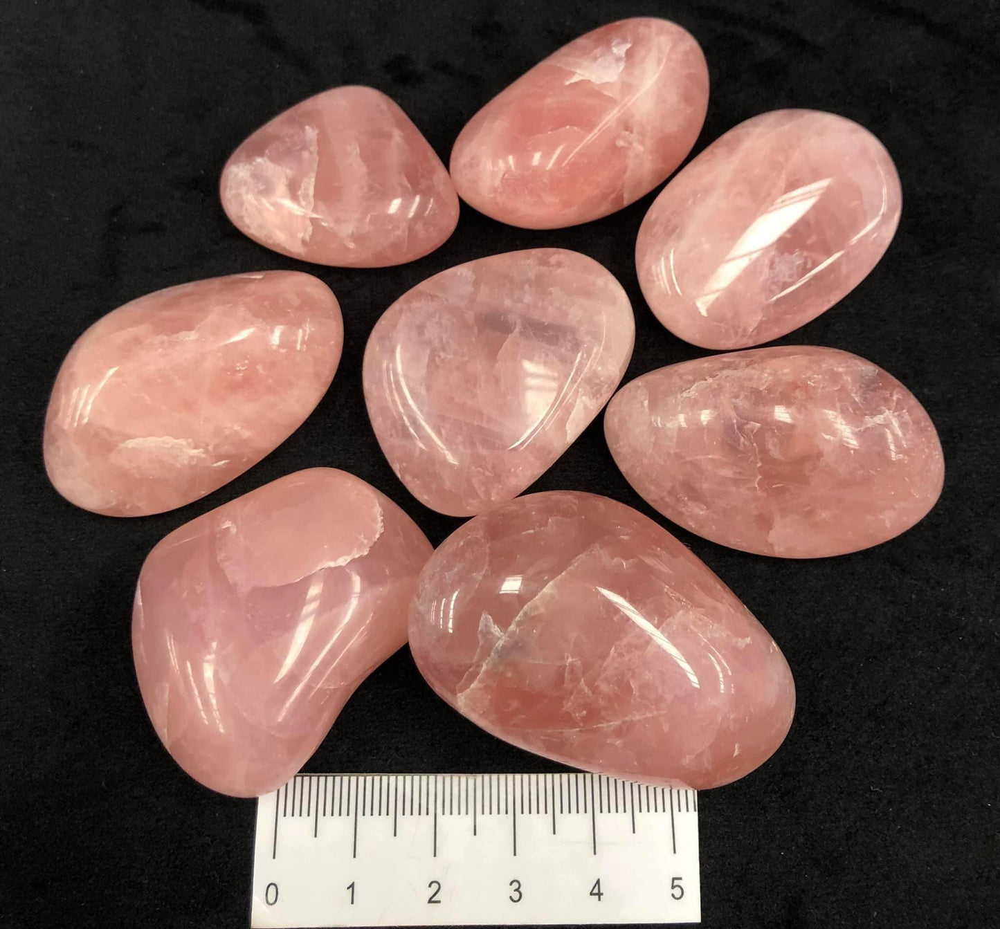 High Grade Rose Quartz Tumbles - Large