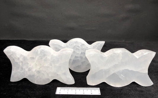 SELENITE TRIPLE MOON GODDESS CHARGING PLATES