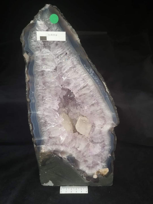 Amethyst Cathedral with Calcite
