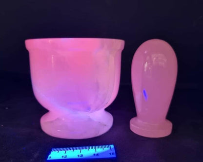Mangano Calcite Mortar & Pestle