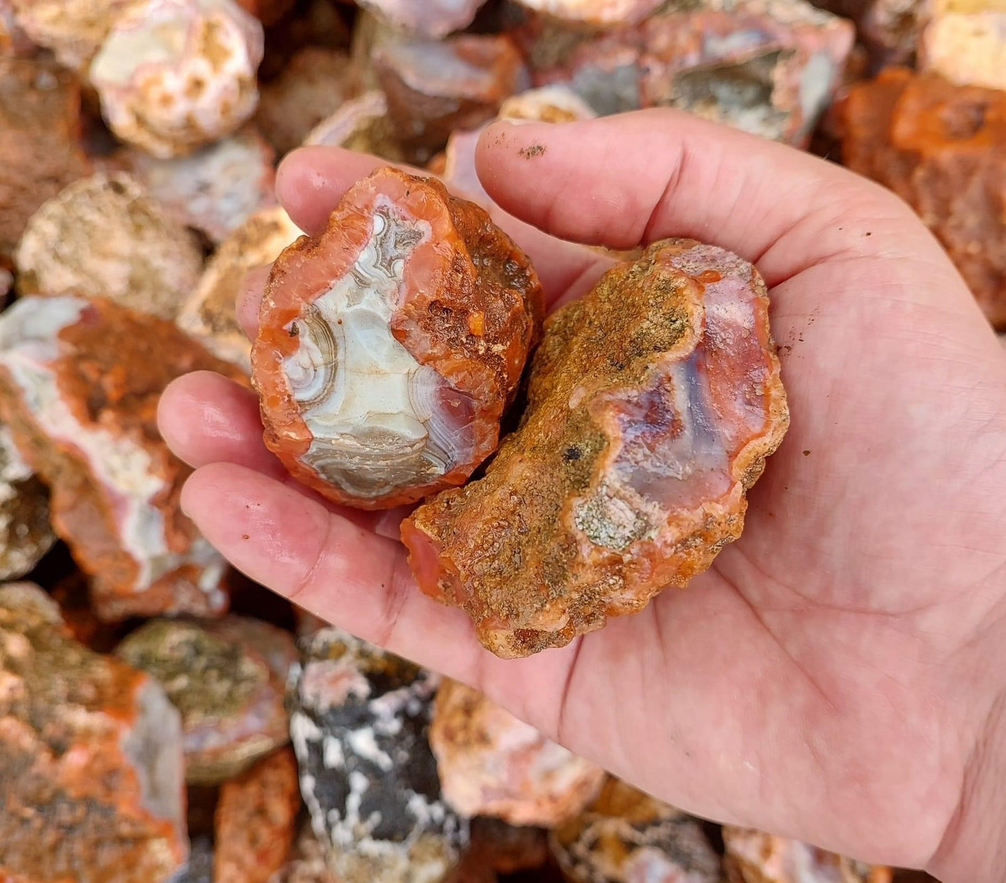 Moroccan Agate Rough Rock - 5kg