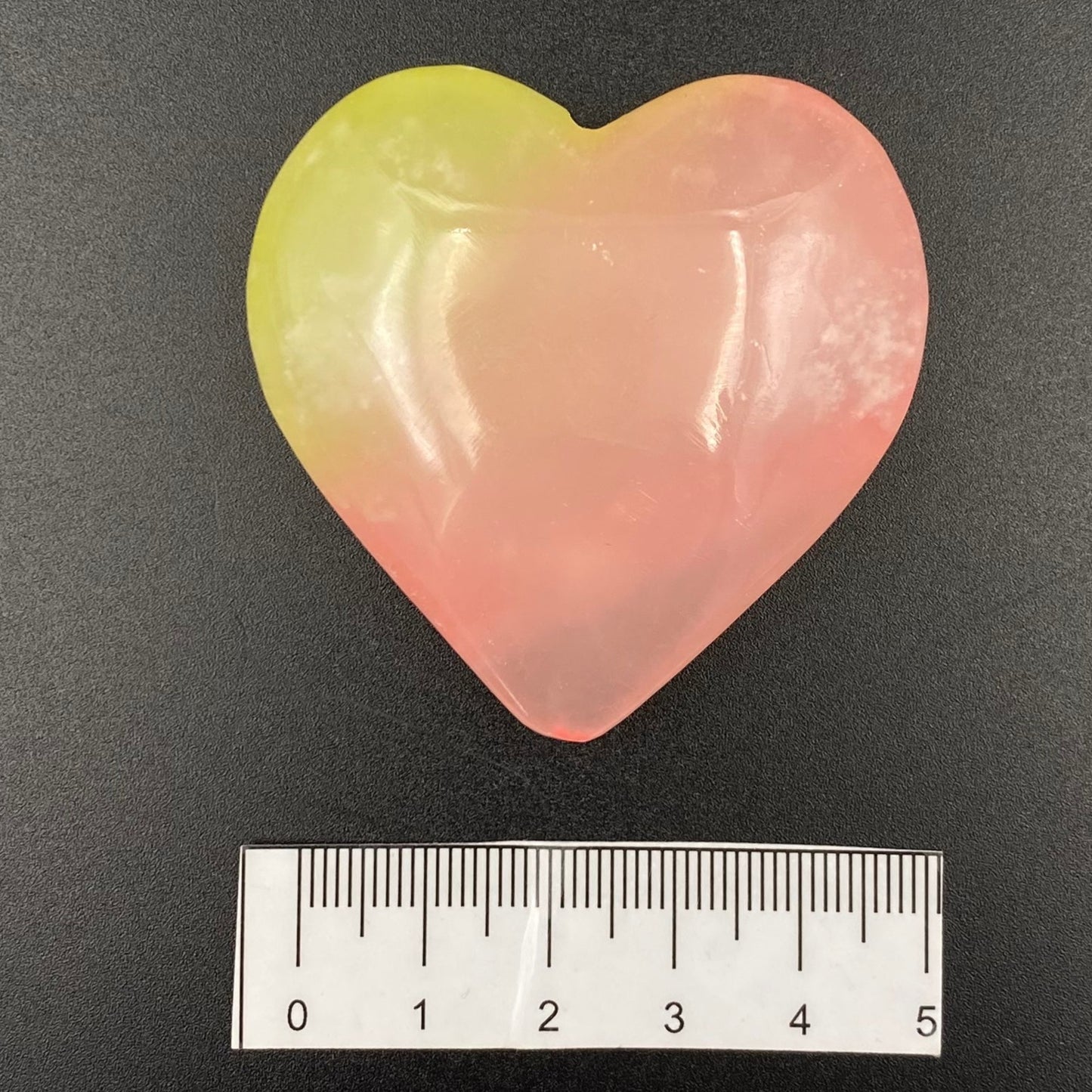 Dyed Onyx Heart