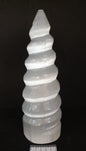 SELENITE SPIRAL TOWER - 25CM