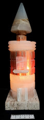 Amber Onyx Castle Ornament