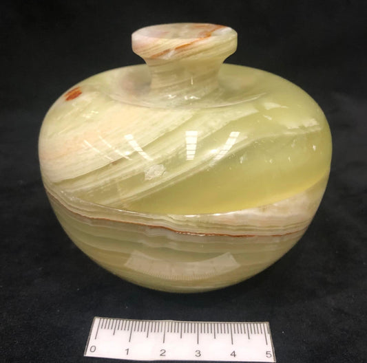 Green Onyx Apple Dish