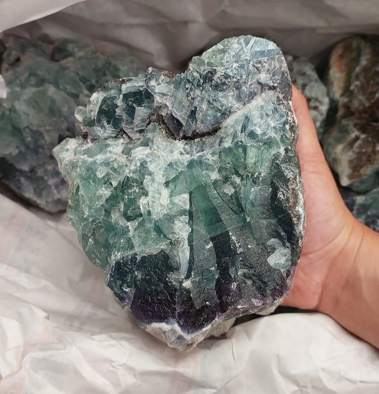 Fluorite Rough Pieces - 2kg
