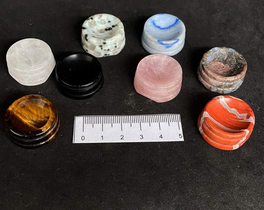 Assorted Crystal Sphere Stands