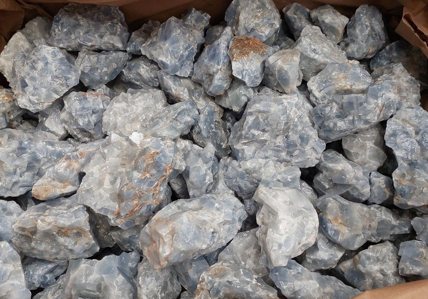 Blue Calcite Rough Rock - 2kg