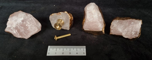 Rose Quartz Door Knobs