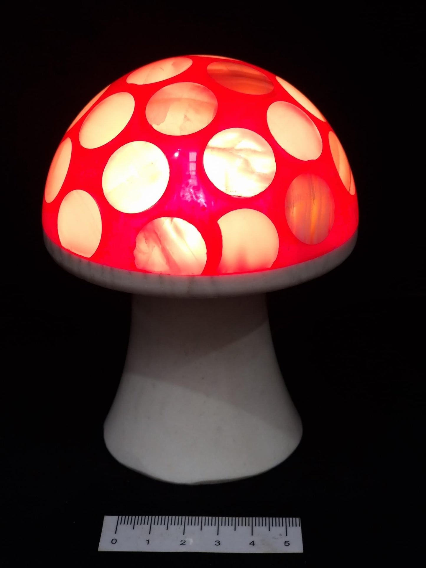 Onyx Mushroom Ornaments