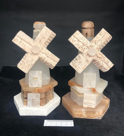 Amber Onyx Windmill Ornaments
