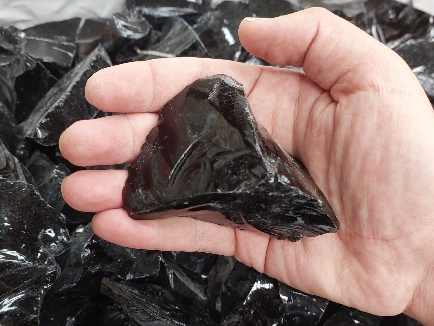 Black Obsidian Rough - 2kg