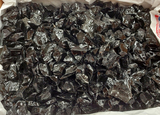 Black Obsidian Rough - 2kg
