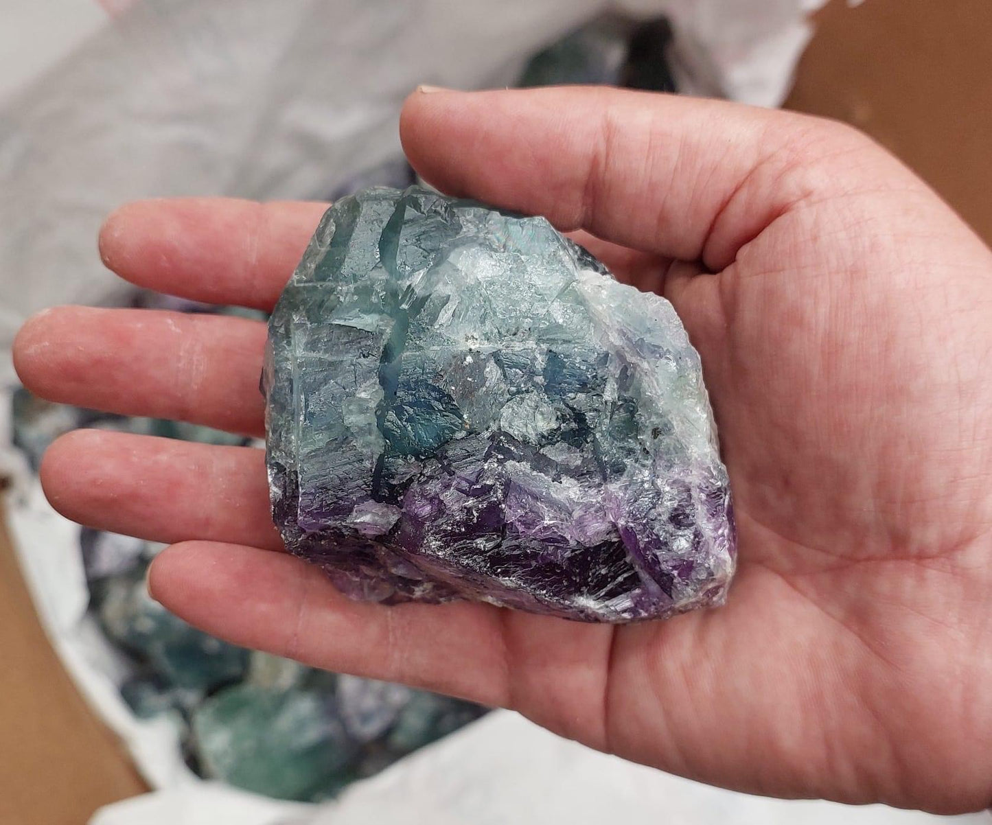Fluorite Rough Pieces - 2kg
