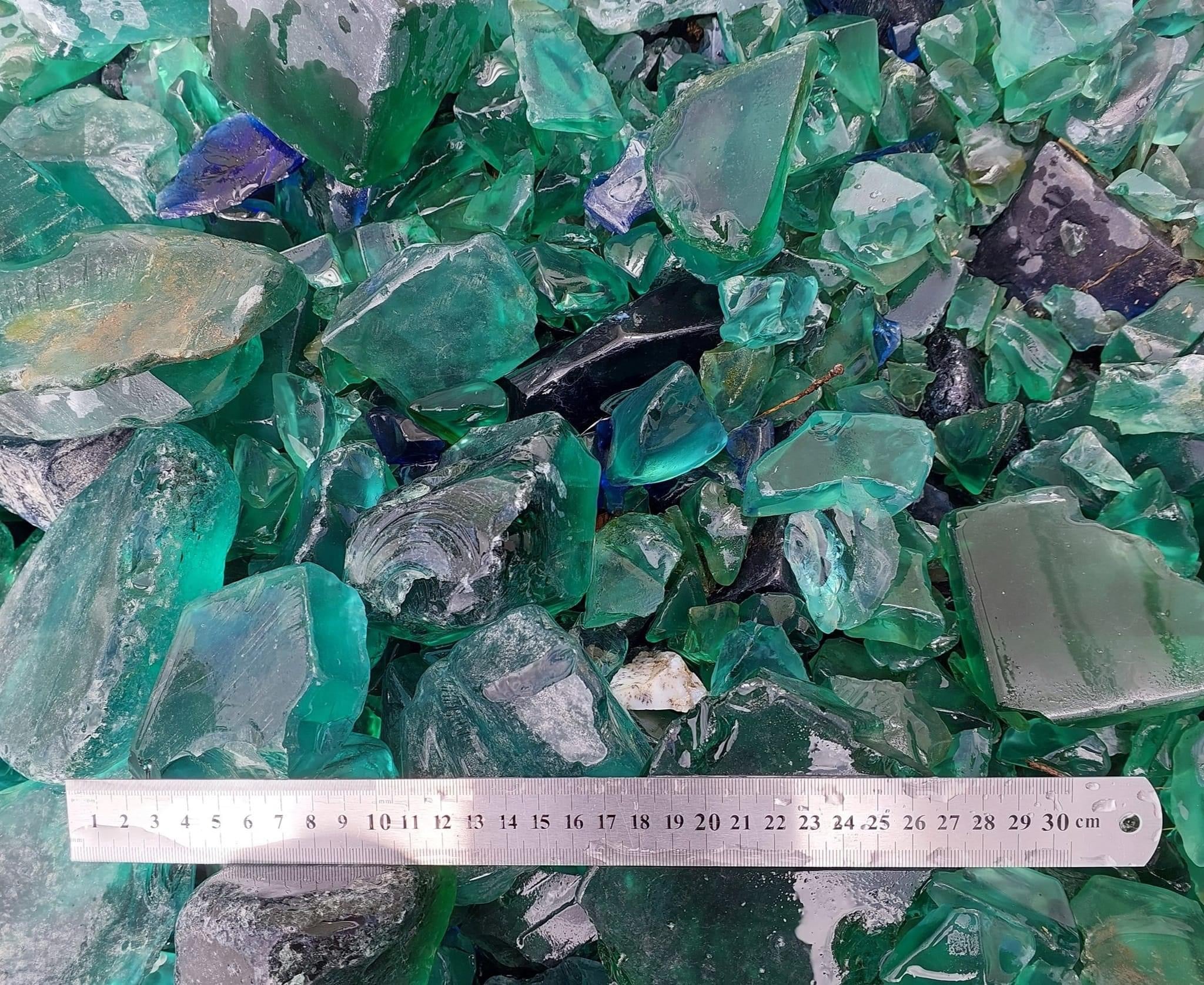 Green Glass [ManMade] 5kg Crystal World Wholesale Group