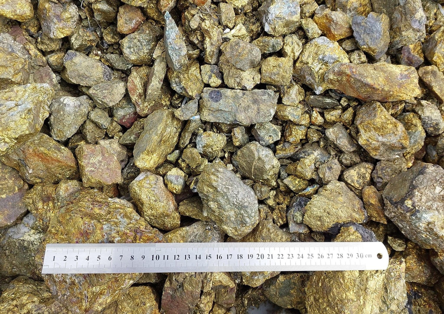 Chalcopyrite Rough Rock Small (Untreated) - 1kg