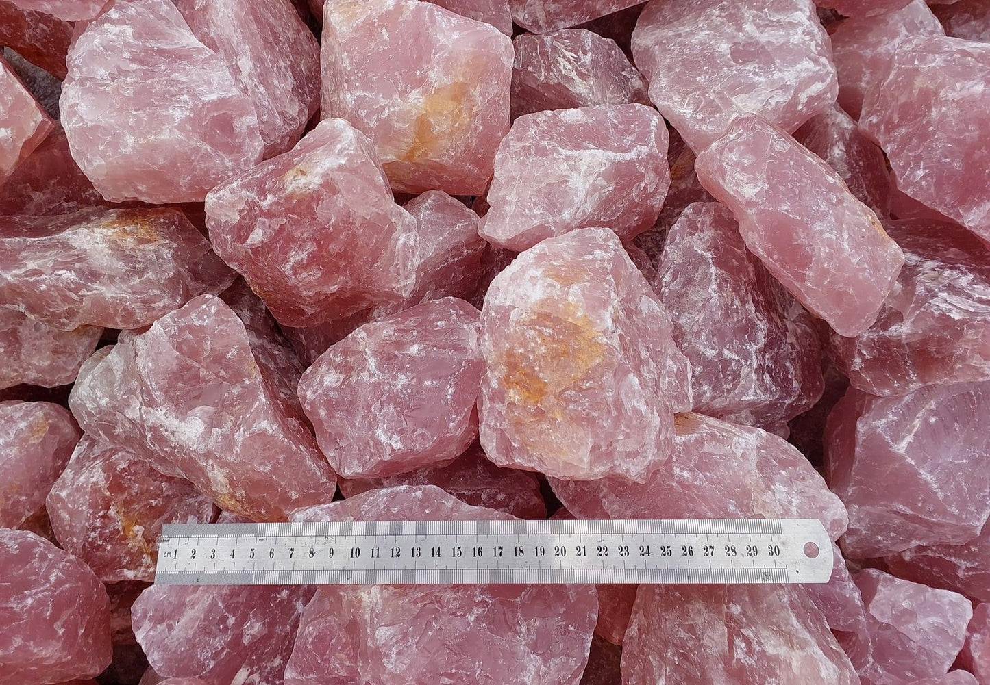 High Grade Rose Quartz Rough Rock - 3kg