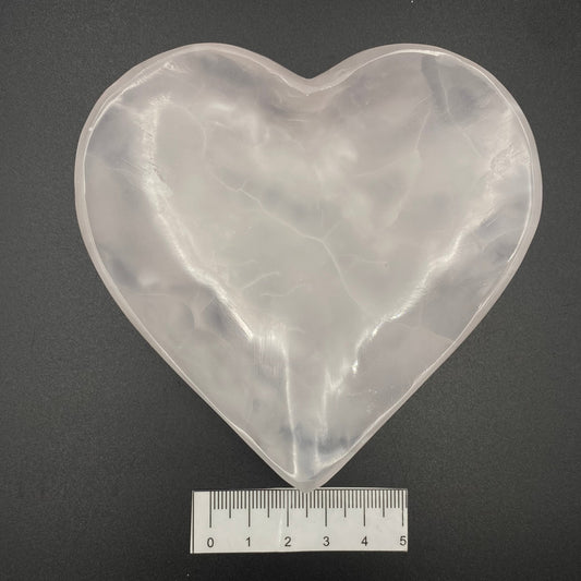Mangano Calcite Heart Bowl