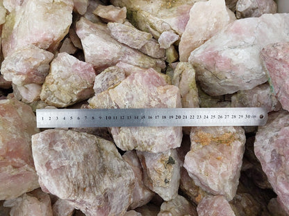 Rose Quartz Rough Rock - 3kg