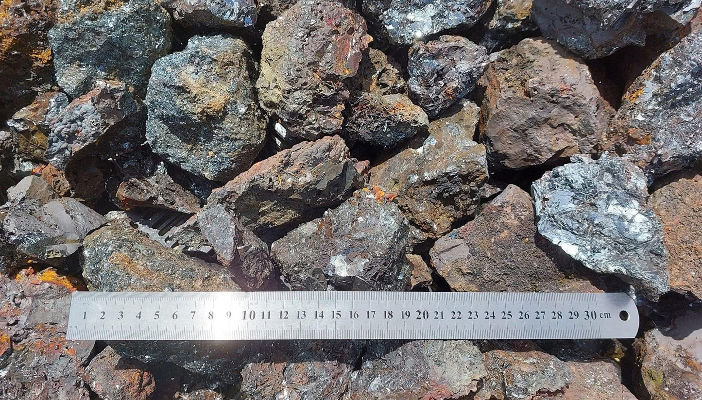 Reticulated Hematite Rough Rock - 3kg