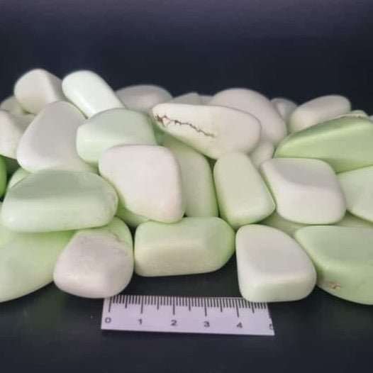 Lemon Chrysophase Tumbles