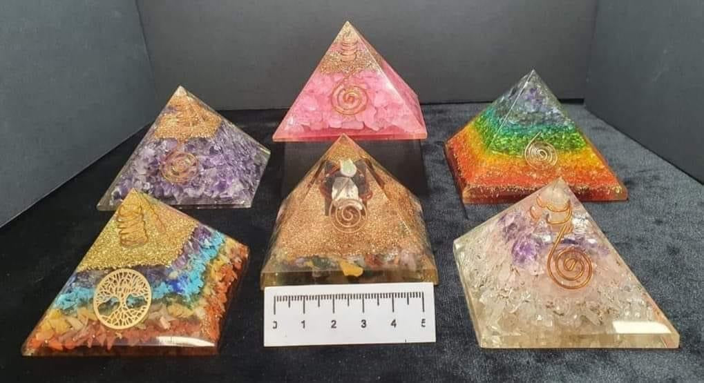 Assorted Orgonite Pyramids