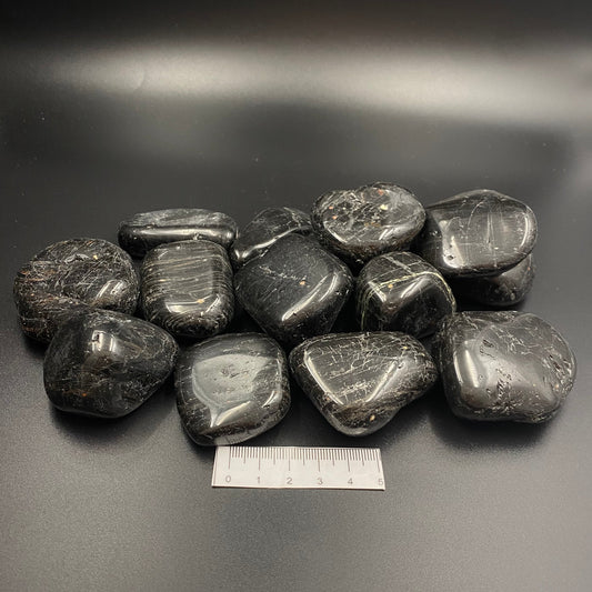 Black Tourmaline Tumbles