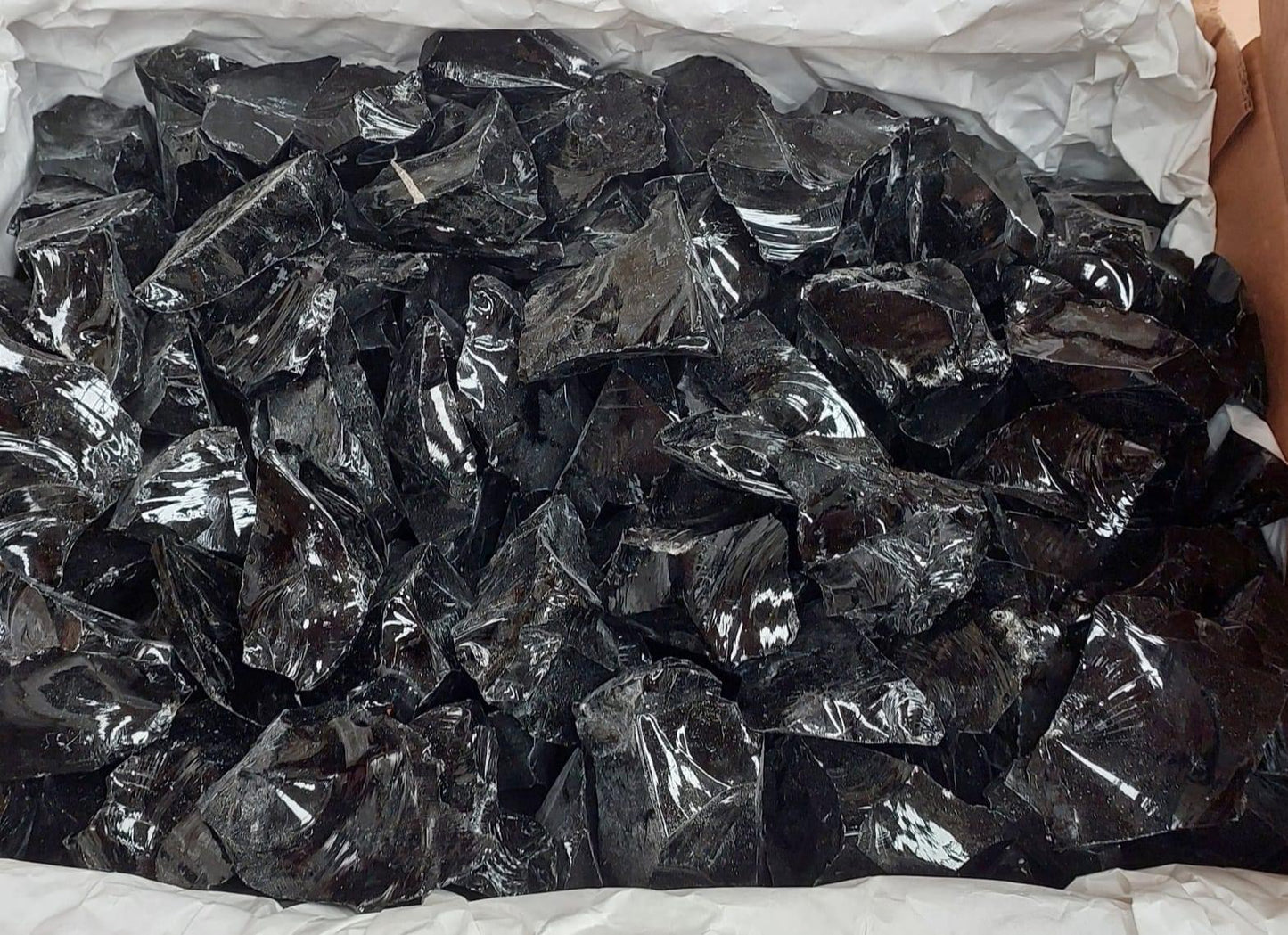 Black Obsidian Rough - Bulk Buy