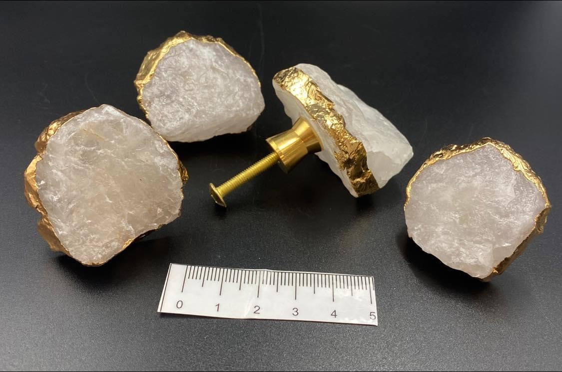 Clear Quartz Door Knobs